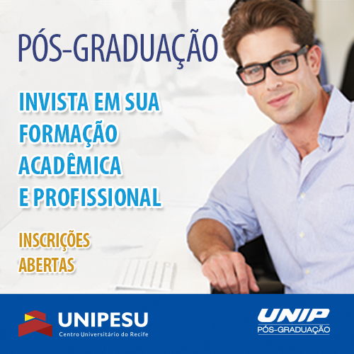 Pós-Graduação - Invista em sua formação acadêmica e profissional. Inscrições abertas!