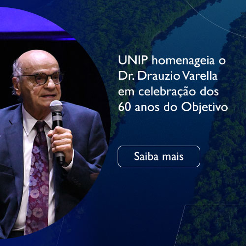 UNIP homenageia o Dr. Drauzio Varella em celebração dos 60 anos do Objetivo